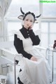 Coser@rioko凉凉子 Vol.063: 贴心的奶牛女仆 (45 photos) P20 No.d9936a Image No. 51