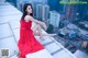 Beauty Crystal Lee ventured into blooming on the roof of a high-rise building (8 photos) P2 No.d67472