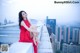 Beauty Crystal Lee ventured into blooming on the roof of a high-rise building (8 photos) P8 No.6fd1e4