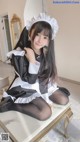 Coser @ 桜 井 宁宁 Vol.030: 双 马尾 黑丝 女仆 (62 photos) P19 No.bc8cd3 Image No. 87